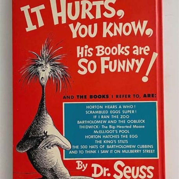VINTAGE DR SEUSS ON BEYOND ZEBRA FIRST EDITION BOOK "Banned" - Picture 4 of 4